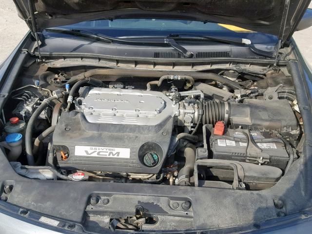 1HGCS22838A800658 - 2008 HONDA ACCORD EXL GRAY photo 7