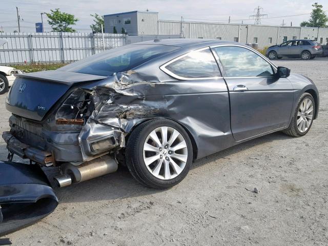 1HGCS22838A800658 - 2008 HONDA ACCORD EXL GRAY photo 9