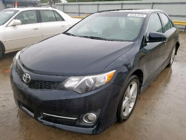 4T1BF1FK3CU100625 - 2012 TOYOTA CAMRY BASE BLUE photo 2