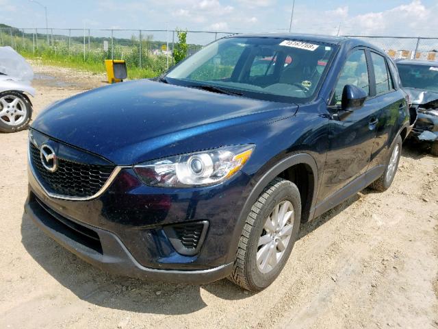 JM3KE2BE9E0408946 - 2014 MAZDA CX-5 SPORT BLUE photo 2