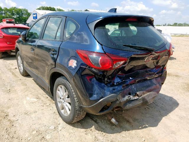 JM3KE2BE9E0408946 - 2014 MAZDA CX-5 SPORT BLUE photo 3