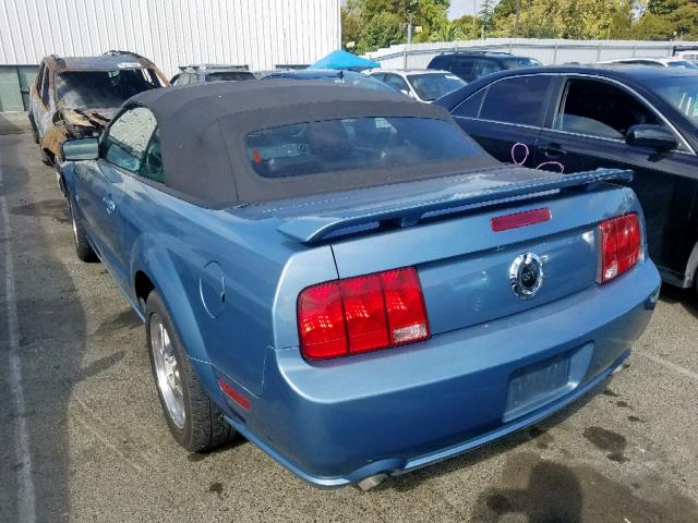 1ZVHT85H055230331 - 2005 FORD MUSTANG GT BLUE photo 3