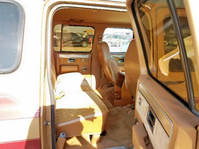 1GKER16K0JF516856 - 1988 GMC SUBURBAN R BROWN photo 6