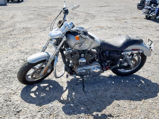 1HD1CT327BC443417 - 2011 HARLEY-DAVIDSON XLH1200 C GRAY photo 9