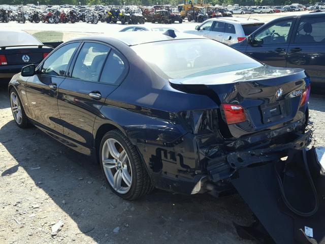 WBAFU9C51BC784858 - 2011 BMW 550 XI BLUE photo 3