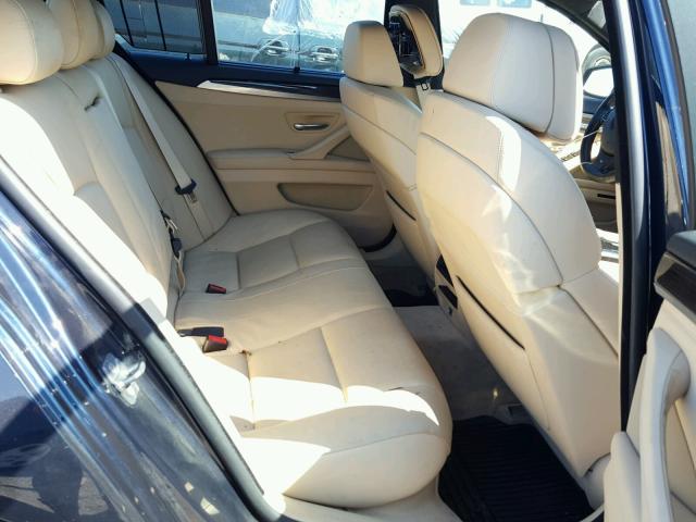 WBAFU9C51BC784858 - 2011 BMW 550 XI BLUE photo 6