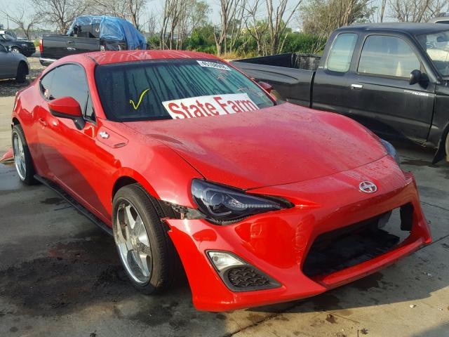 JF1ZNAA15D1716338 - 2013 TOYOTA SCION FR-S RED photo 1