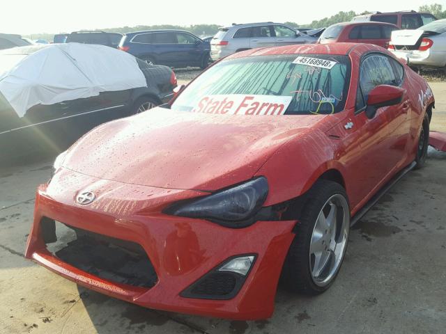 JF1ZNAA15D1716338 - 2013 TOYOTA SCION FR-S RED photo 2