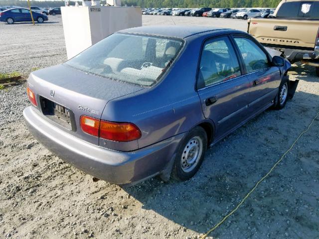 1HGEG8642SL042022 - 1995 HONDA CIVIC DX GRAY photo 4