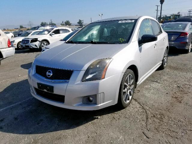 3N1CB61E87L690889 - 2007 NISSAN SENTRA SE- SILVER photo 2