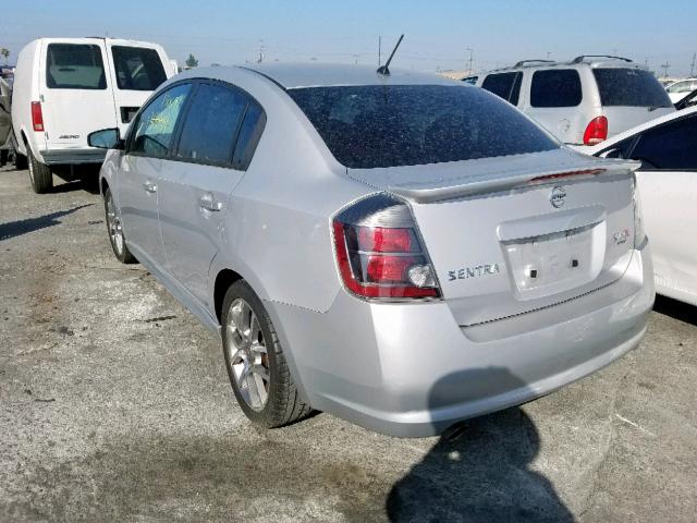 3N1CB61E87L690889 - 2007 NISSAN SENTRA SE- SILVER photo 3