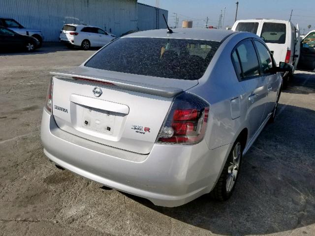 3N1CB61E87L690889 - 2007 NISSAN SENTRA SE- SILVER photo 4