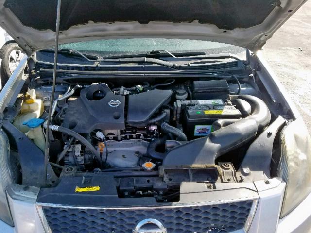 3N1CB61E87L690889 - 2007 NISSAN SENTRA SE- SILVER photo 7