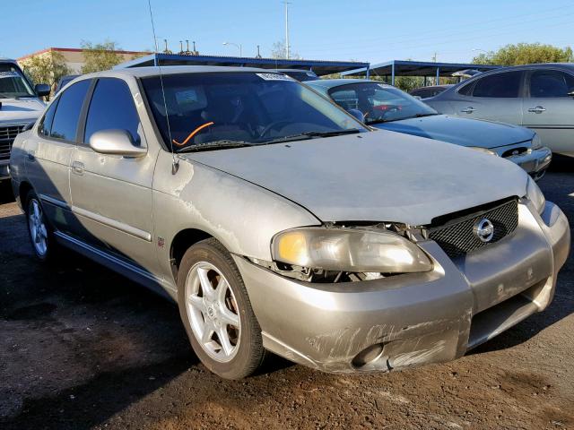 3N1AB51A12L729202 - 2002 NISSAN SENTRA SE- SILVER photo 1