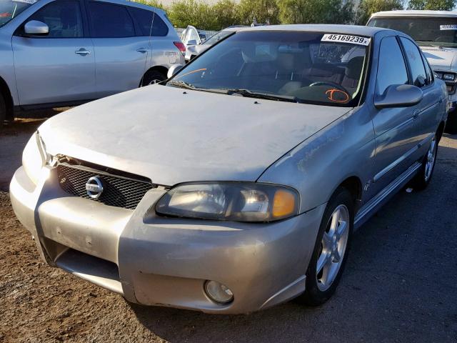 3N1AB51A12L729202 - 2002 NISSAN SENTRA SE- SILVER photo 2