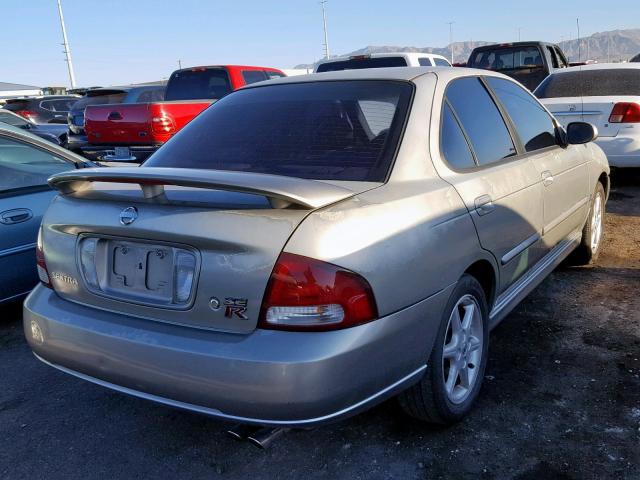 3N1AB51A12L729202 - 2002 NISSAN SENTRA SE- SILVER photo 4