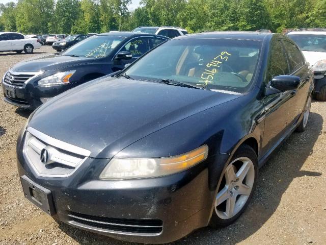 19UUA66286A045170 - 2006 ACURA 3.2TL BLACK photo 2