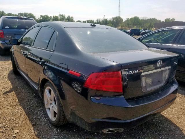 19UUA66286A045170 - 2006 ACURA 3.2TL BLACK photo 3