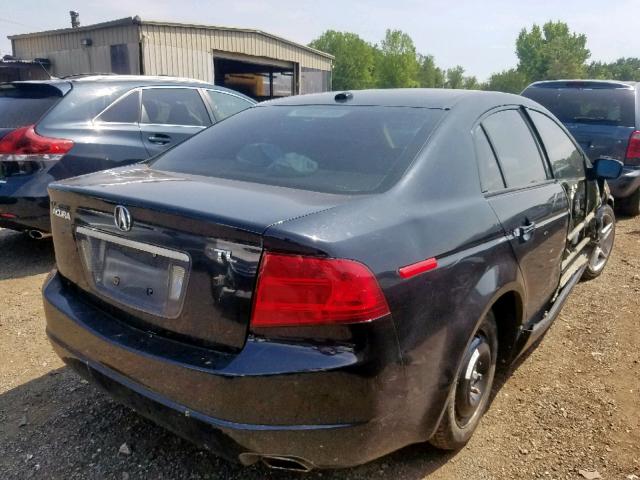 19UUA66286A045170 - 2006 ACURA 3.2TL BLACK photo 4