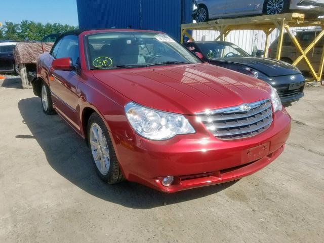 1C3LC55R48N133324 - 2008 CHRYSLER SEBRING TO RED photo 1