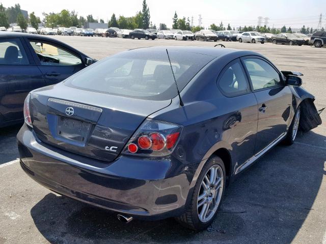 JTKDE167880256274 - 2008 TOYOTA SCION TC ნაცრისფერი ფოტო 4