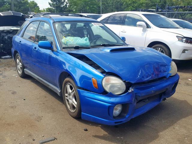 JF1GG29622G832467 - 2002 SUBARU IMPREZA WR BLUE photo 1