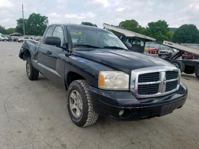 1D7HE42K36S604557 - 2006 DODGE DAKOTA SLT BLUE photo 1