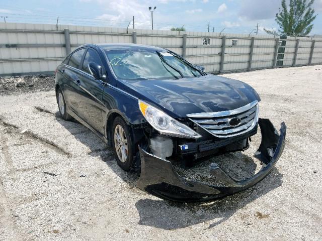 5NPEB4AC7EH929063 - 2014 HYUNDAI SONATA GLS BLACK photo 1