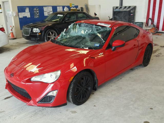 JF1ZNAA17D1706734 - 2013 TOYOTA SCION FR-S RED photo 2