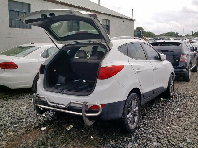 KM8JU3AGXFU059382 - 2015 HYUNDAI TUCSON LIM WHITE photo 4