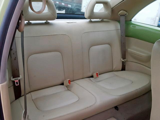 3VWCC21C5XM449915 - 1999 VOLKSWAGEN NEW BEETLE მწვანე ფოტო 6