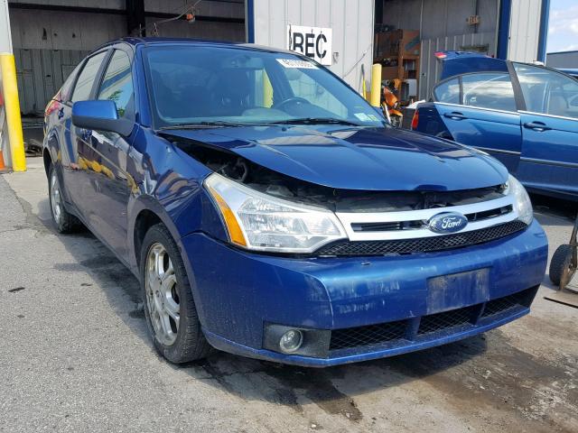 1FAHP36N19W245361 - 2009 FORD FOCUS SES BLUE photo 1