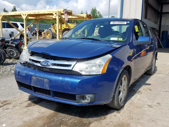 1FAHP36N19W245361 - 2009 FORD FOCUS SES BLUE photo 2