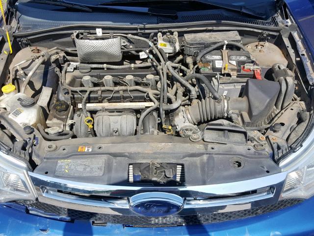 1FAHP36N19W245361 - 2009 FORD FOCUS SES BLUE photo 7