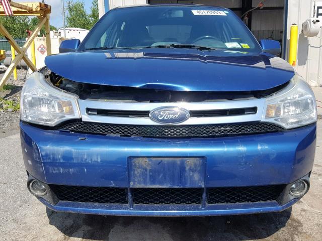 1FAHP36N19W245361 - 2009 FORD FOCUS SES BLUE photo 9