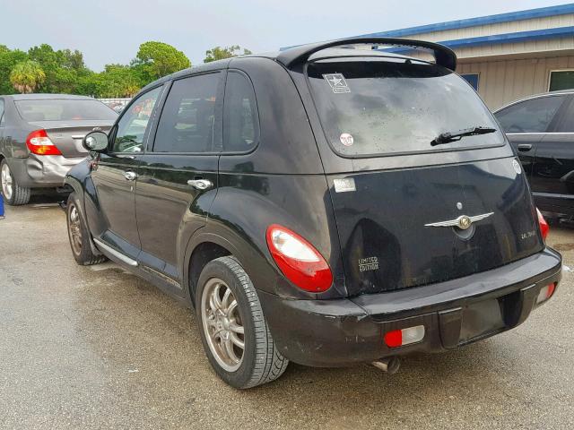 3A8FY68886T222130 - 2006 CHRYSLER PT CRUISER BLACK photo 3