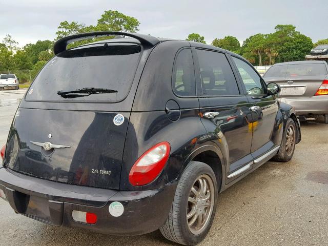 3A8FY68886T222130 - 2006 CHRYSLER PT CRUISER BLACK photo 4