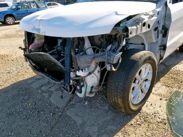 1C4RJEAG3EC145603 - 2014 JEEP GRAND CHER WHITE photo 9