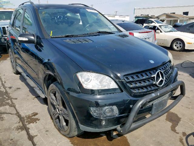 4JGBB86E87A269271 - 2007 MERCEDES-BENZ ML 350 BLACK photo 1