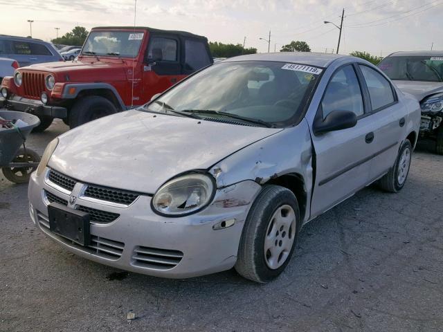 1B3ES26C63D240603 - 2003 DODGE NEON SE SILVER photo 2