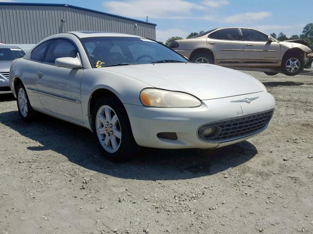 4C3AG52H21E075905 - 2001 CHRYSLER SEBRING LX WHITE photo 1