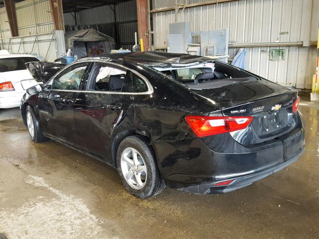 1G1ZB5STXJF202065 - 2018 CHEVROLET MALIBU LS 黑色 照片 3
