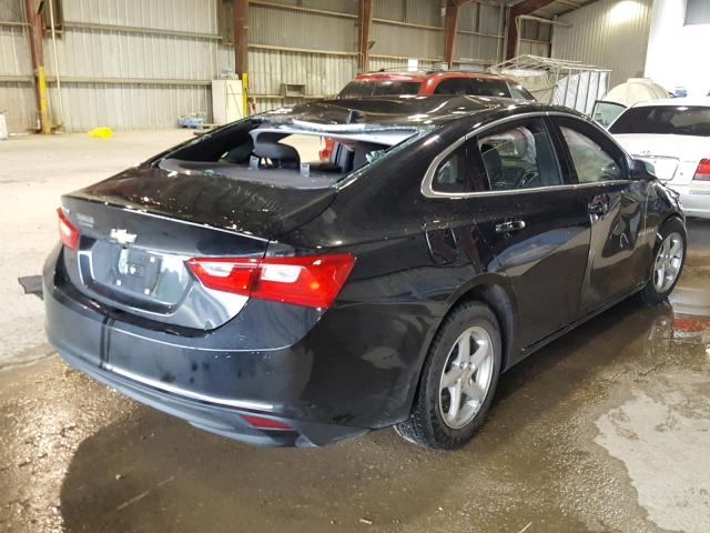 1G1ZB5STXJF202065 - 2018 CHEVROLET MALIBU LS 黑色 照片 4