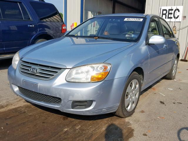 KNAFE122585522876 - 2008 KIA SPECTRA EX BLUE photo 2