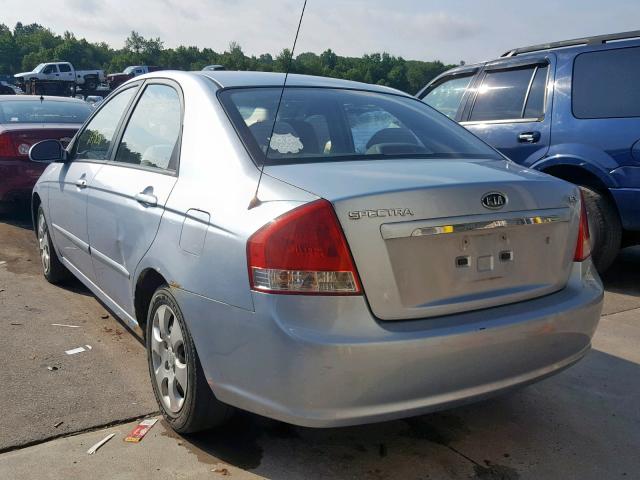 KNAFE122585522876 - 2008 KIA SPECTRA EX BLUE photo 3