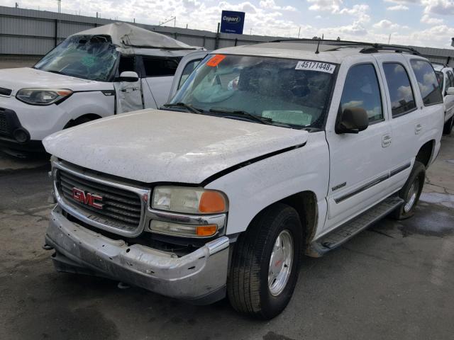 1GKEK13T92R242462 - 2002 GMC YUKON WHITE photo 2