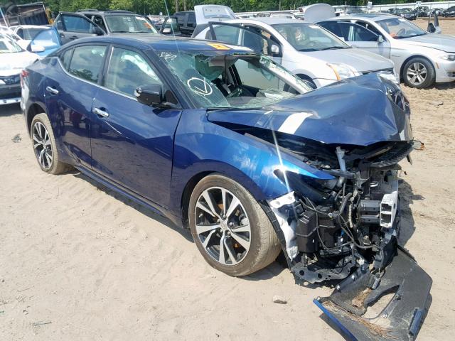 1N4AA6AP9JC378422 - 2018 NISSAN MAXIMA 3.5 BLUE photo 1