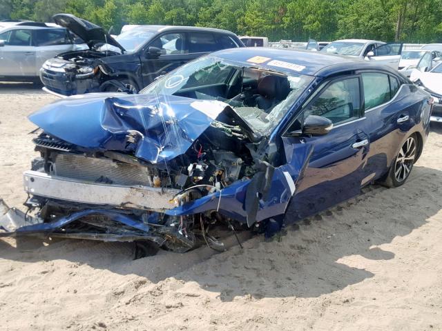 1N4AA6AP9JC378422 - 2018 NISSAN MAXIMA 3.5 BLUE photo 2