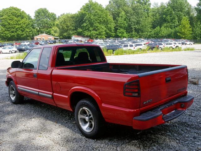 1GCCS195218129260 - 2001 CHEVROLET S TRUCK S1 RED photo 3