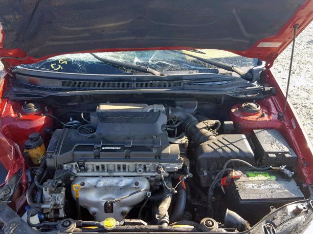 KNAFE121885517078 - 2008 KIA SPECTRA EX RED photo 7